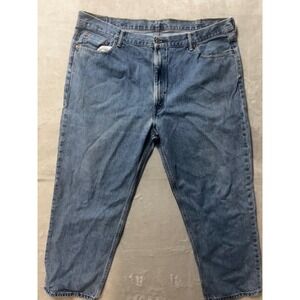 Levis 550 Relaxed Fit Tapered Leg Mens Blue Denim Jeans 46x30 Medium Wash